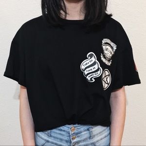 Black Vintage Inspired T-shirt